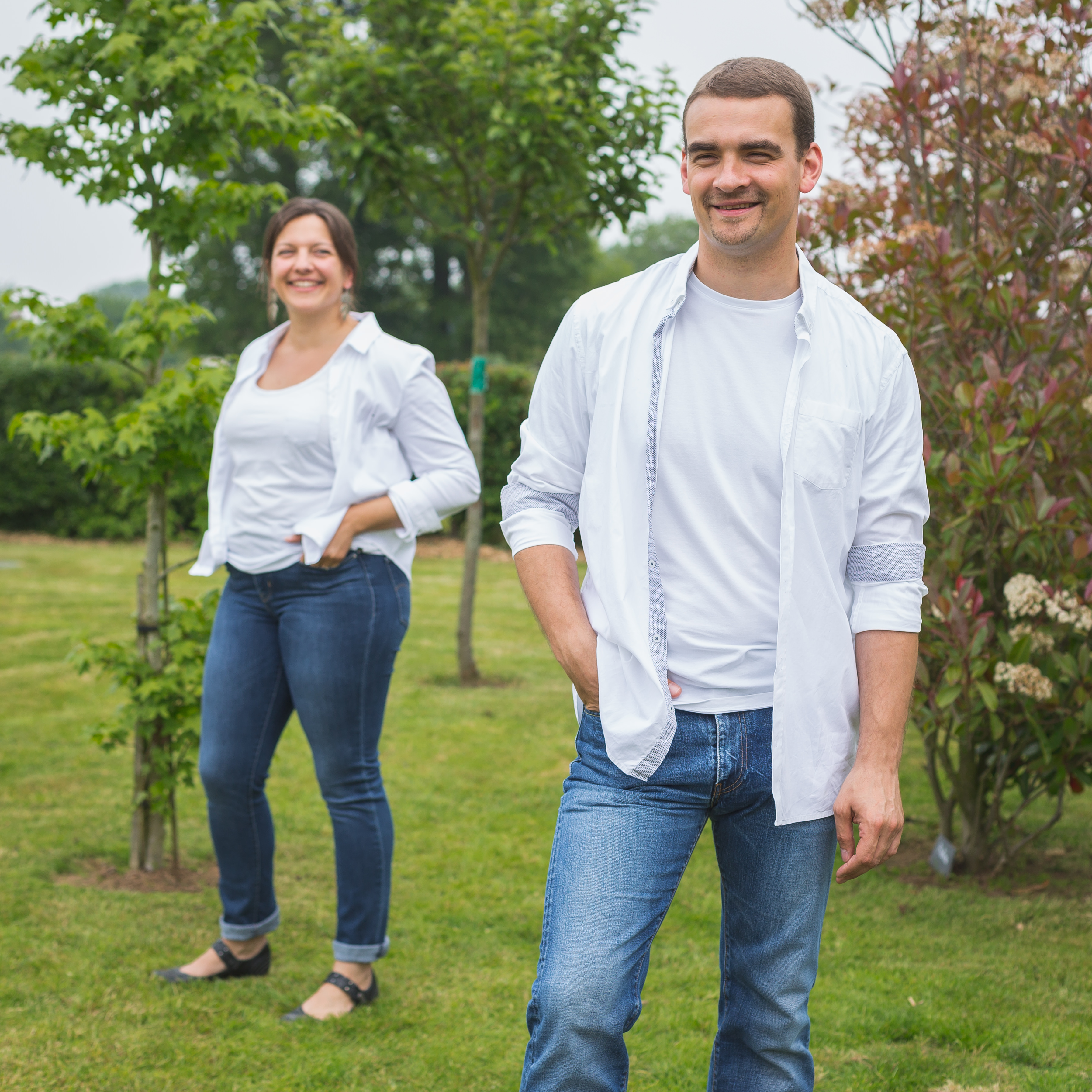 Photos d'engagement - jardin